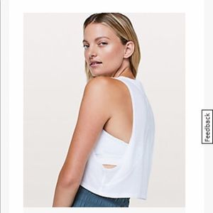 Cropped Workout Tank Top.